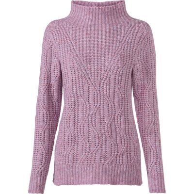 Sieh an! Langarm-Pullover orchidee-meliert female 54 Sieh an! Langarm-Pullover orchidee-meliert female 54