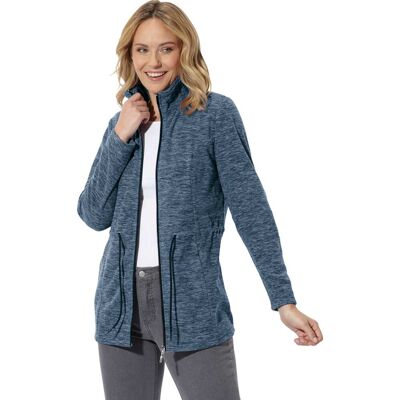 Sieh an! Fleecejacke dunkelblau-bleu-meliert female 56 Sieh an! Fleecejacke dunkelblau-bleu-meliert female 56
