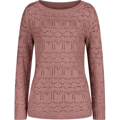 Sieh an! Ajourpullover rosenholz female 42 Sieh an! Ajourpullover rosenholz female 42