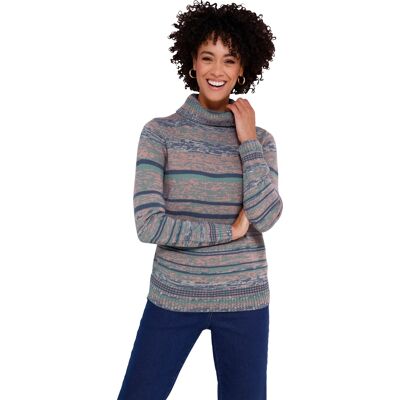 Sieh an! Rollkragenpullover rosenholz-jade-gemustert female 42 Sieh an! Rollkragenpullover rosenholz-jade-gemustert female 42