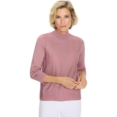 Sieh an! 3/4-Arm-Pullover hortensie female 54 Sieh an! 3/4-Arm-Pullover hortensie female 54