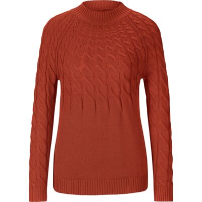 heine Stehkragenpullover rostrot female 48 heine Stehkragenpullover rostrot female 48