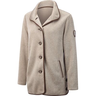 Sieh an! Fleecejacke sesam-meliert female 52 Sieh an! Fleecejacke sesam-meliert female 52