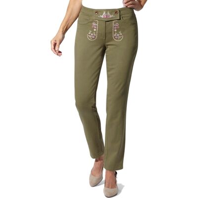Sieh an! Trachtenjeans oliv female 38 Sieh an! Trachtenjeans oliv female 38