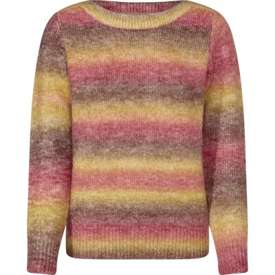 Sieh an! Strickpullover kirsche-taupe-gemustert female 54 Sieh an! Strickpullover kirsche-taupe-gemustert female 54