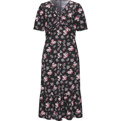 Sieh an! Shirtkleid schwarz-hortensie-gemustert female 44 Sieh an! Shirtkleid schwarz-hortensie-gemustert female 44