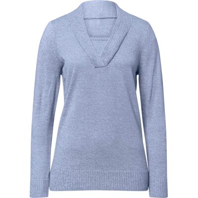 Sieh an! 2-in-1-Pullover bleu-meliert female 44 Sieh an! 2-in-1-Pullover bleu-meliert female 44