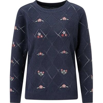 Sieh an! Ajourpullover marine female 38 Sieh an! Ajourpullover marine female 38