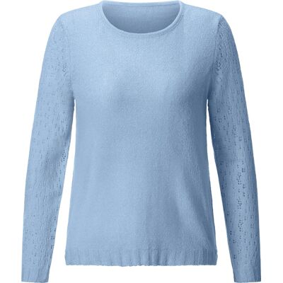 Sieh an! Ajourpullover eisblau female 44 Sieh an! Ajourpullover eisblau female 44