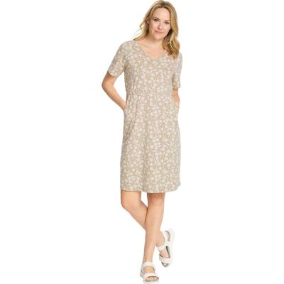 Sieh an! Jerseykleid beige-ecru-bedruckt female 50 Sieh an! Jerseykleid beige-ecru-bedruckt female 50