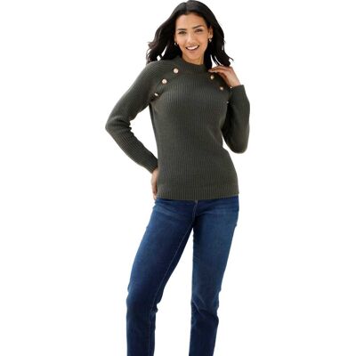 Sieh an! Stehkragenpullover graphit female 44 Sieh an! Stehkragenpullover graphit female 44