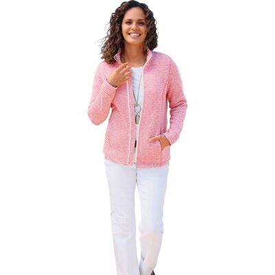 Sieh an! Strickfleecejacke flamingo-meliert female 38 Sieh an! Strickfleecejacke flamingo-meliert female 38