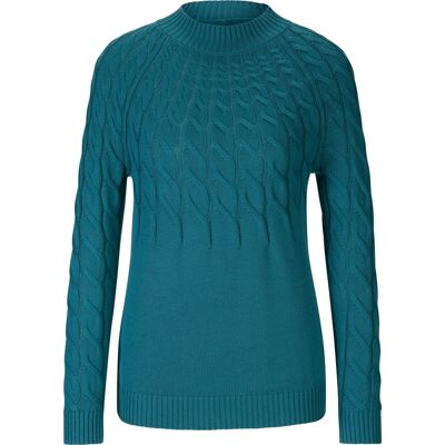 heine Stehkragenpullover aquapetrol female 36 heine Stehkragenpullover aquapetrol female 36