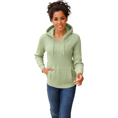 Sieh an! Kapuzenpullover eucalyptus-champagner-meliert female 40 Sieh an! Kapuzenpullover eucalyptus-champagner-meliert female 40