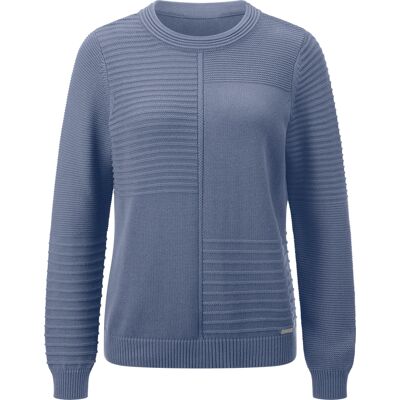 Sieh an! Rundhalspullover taubenblau female 54 Sieh an! Rundhalspullover taubenblau female 54