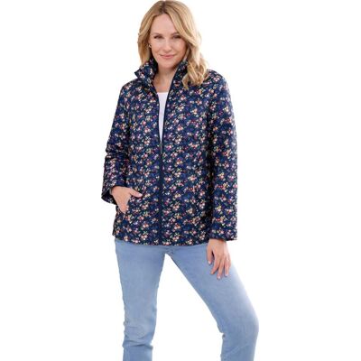 Sieh an! Steppjacke marine-erdbeere-bedruckt female 46 Sieh an! Steppjacke marine-erdbeere-bedruckt female 46