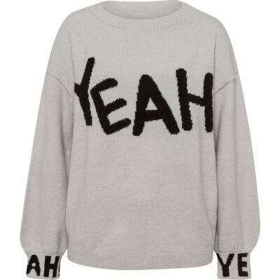 heine Strickpullover hellgrau-meliert female 40 heine Strickpullover hellgrau-meliert female 40