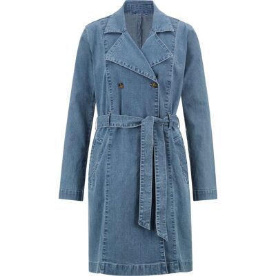 Sieh an! Trenchcoat blue-bleached female 56 Sieh an! Trenchcoat blue-bleached female 56