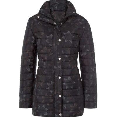 Sieh an! Steppjacke schwarz-braun-bedruckt female 44 Sieh an! Steppjacke schwarz-braun-bedruckt female 44