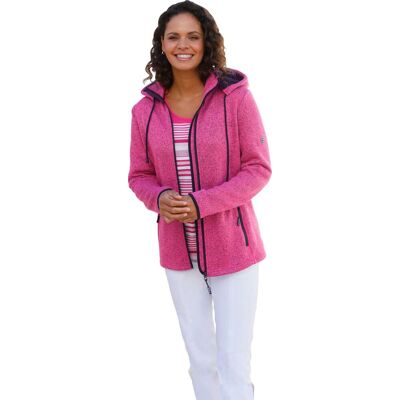 Sieh an! Fleecejacke fuchsia-meliert female 54 Sieh an! Fleecejacke fuchsia-meliert female 54