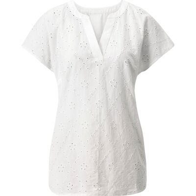 Sieh an! Schlupfbluse weiß female 56 Sieh an! Schlupfbluse weiß female 56