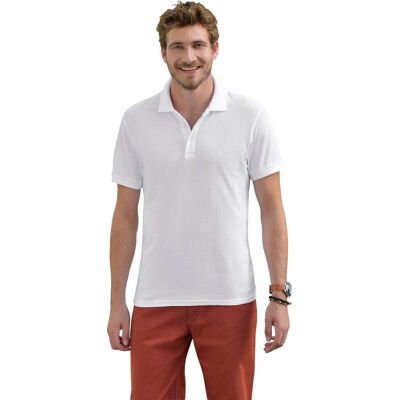 FRUIT OF THE LOOM XXL Weiß Kurzarm Poloshirt - Shirt FRUIT OF THE LOOM XXL Weiß Kurzarm Poloshirt - Shirt