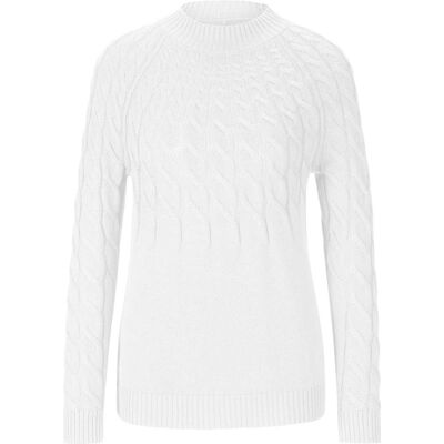 heine Stehkragenpullover ecru female 42 heine Stehkragenpullover ecru female 42
