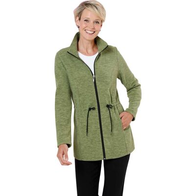 Sieh an! Fleecejacke khaki-schilf-meliert female 56 Sieh an! Fleecejacke khaki-schilf-meliert female 56