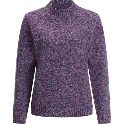 Sieh an! Stehkragenpullover marine-erika-meliert female 46 Sieh an! Stehkragenpullover marine-erika-meliert female 46