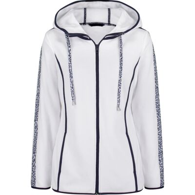 Sieh an! Fleecejacke ecru-marine female 50 Sieh an! Fleecejacke ecru-marine female 50