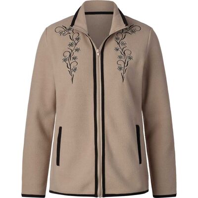 Sieh an! Fleecejacke sesam-schwarz female 48 Sieh an! Fleecejacke sesam-schwarz female 48