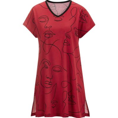 wäschepur Caprianzug rot-schwarz-bedruckt female 40/42 wäschepur Caprianzug rot-schwarz-bedruckt female 40/42