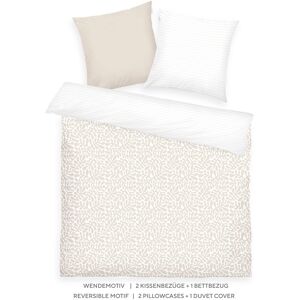 TOM TAILOR HOME Bettwäsche »ORGANIC LEAVES in Gr. 135x200cm, 155x220cm oder 200x220cm« 3 Stk. tlg. new bedroom, mit farbigem Markenreißverschluss B/L: 200 cm x 220 cm - 1 Stk. Sunny Sand TOM TAILOR HOME Bettwäsche »ORGANIC LEAVES in Gr. 135x200cm, 155x220cm oder 200x220cm« 3 Stk. tlg. new bedroom, mit farbigem Markenreißverschluss B/L: 200 cm x 220 cm - 1 Stk. Sunny Sand