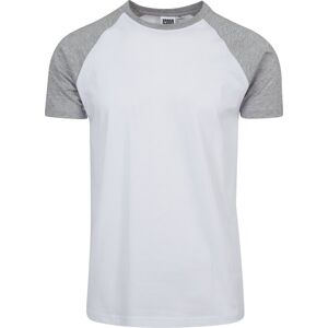 URBAN CLASSICS T-Shirt »Herren Raglan Contrast Tee«, (1 tlg.) 2XL 3XL 4XL 5XL L M S XL unisex grau