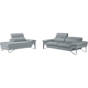 Egoitaliano Polstergarnitur »Princess Design und Sitzkomfort im Einklang, bequem und hochwertig« Set aus 2,5 Sitzer und Ottomane, Kopfstützen manuell verstellbar B/H/T: 95 cm x 108 cm himmel + Egoitaliano Polstergarnitur »Princess Design und Sitzkomfort im Einklang, bequem und hochwertig« Set aus 2,5 Sitzer und Ottomane, Kopfstützen manuell verstellbar B/H/T: 95 cm x 108 cm himmel +