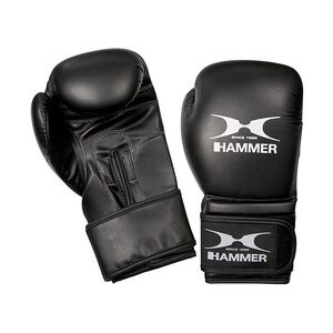 Hammer Boxhandschuhe Premium Training 2 10 oz schwarz-weiß Kampfsporthandschuhe Handschuhe Sportausrüstung Accessoires