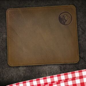 BlockHouse BLOCK HOUSE Mousepad aus feinem Rindsleder - ideal als Geschenk