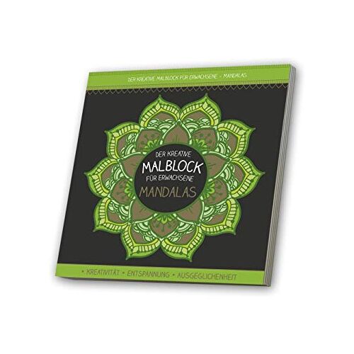 – Malblock für Erwachsene mit CD: Mandalas