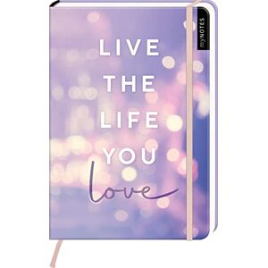 - myNOTES Notizbuch A5: Live the life you love: Notebook medium, gepunktet   Für mehr Zufriedenheit: Ideal als Bullet Journal oder Tagebuch