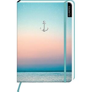 - myNOTES Notizbuch A5: Anker und Meer: Notebook medium, gepunktet   In maritimer Optik: Ideal als Bullet Journal oder Tagebuch