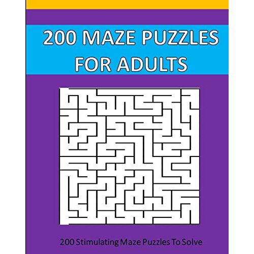 Studio, Puzzle Time - 200 Maze Puzzle For Adults: 200 Maze Puzzles To Solve.