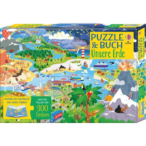 Sam Smith - Puzzle & Buch: Unsere Erde: Puzzle mit 300 Teilen plus Sachbuch (Puzzle-und-Buch-Reihe)