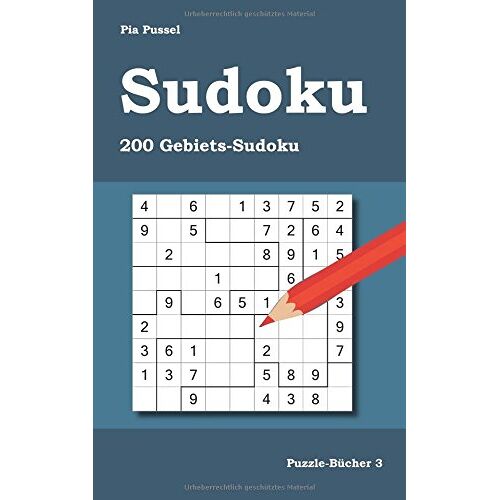 Pia Pussel - Sudoku 200 Gebiets-Sudoku (Puzzle-Bücher)