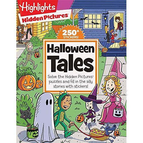– Halloween Tales: Solve the Hidden Pictures puzzles and fill in the silly stories with stickers! (Silly Sticker Stories)