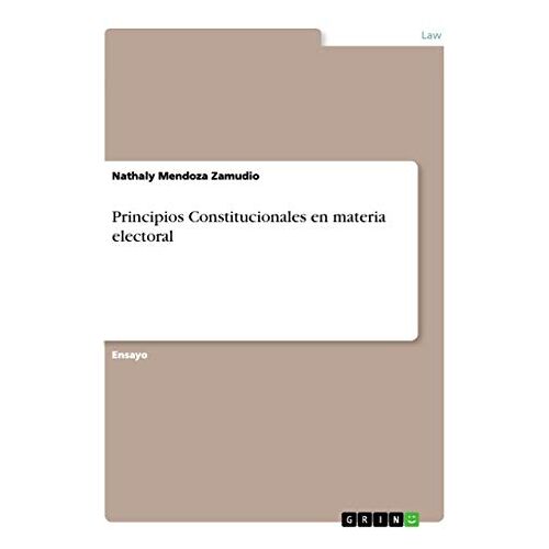 Nathaly Mendoza Zamudio – Principios Constitucionales en materia electoral