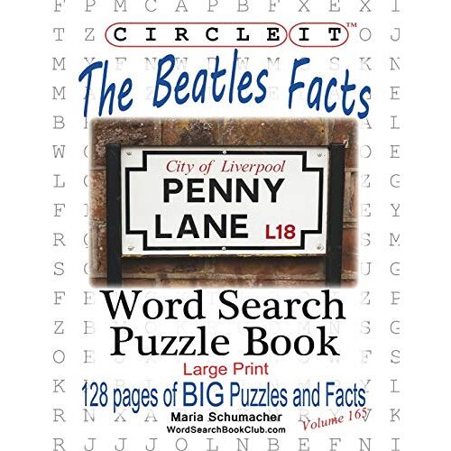 Lowry Global Media Llc - Circle It, The Beatles Facts, Word Search, Puzzle Book