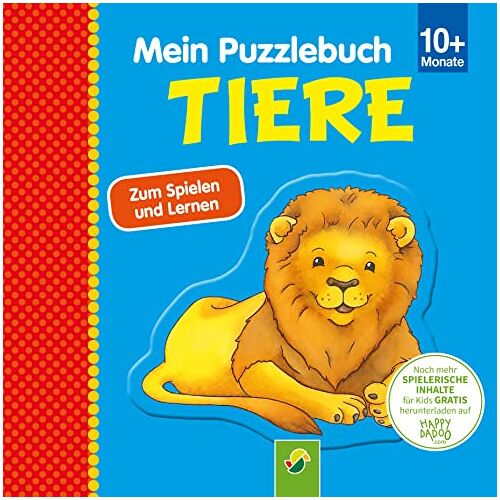 - Mein Puzzlebuch Tiere für Kinder ab 10 Monaten: 4 Puzzleteile als Spielfiguren. Zum Spielen und Lernen