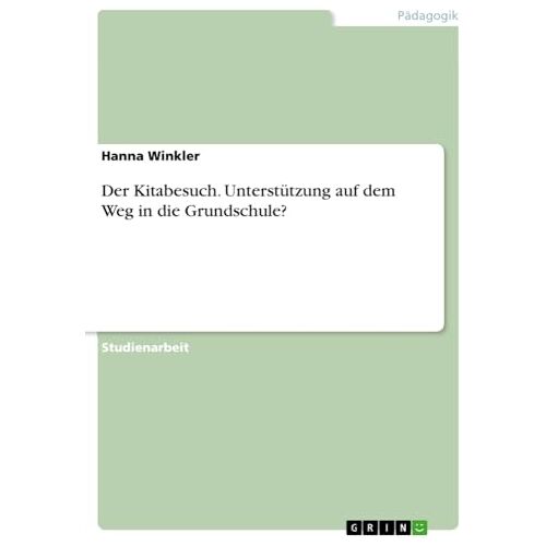 Hanna Winkler – Der Kitabesuch. Unterstützung auf dem Weg in die Grundschule?