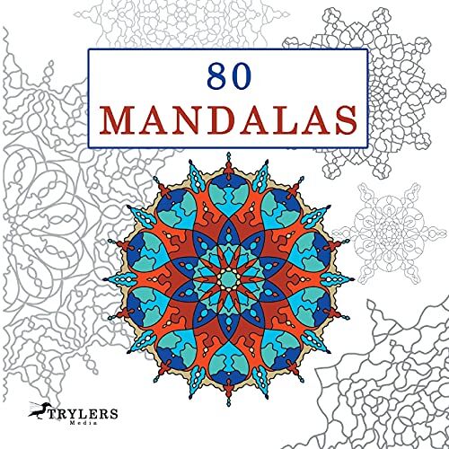 Trylers Media – 80 Mandalas: Das Mandala Malbuch