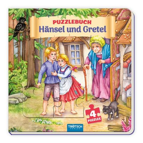 Trötsch Verlag GmbH & Co. KG - Trötsch Pappenbuch Puzzlebuch Hänsel und Gretel: Beschäftigungsbuch Entdeckerbuch Puzzlebuch